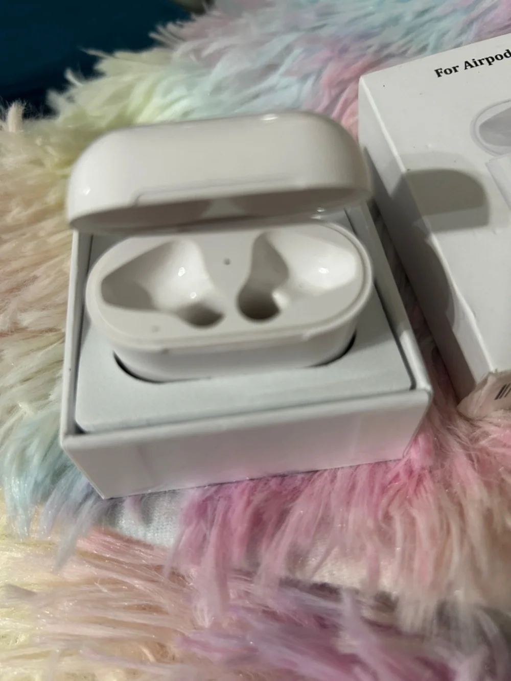 White AirPods Charging Case Accessory